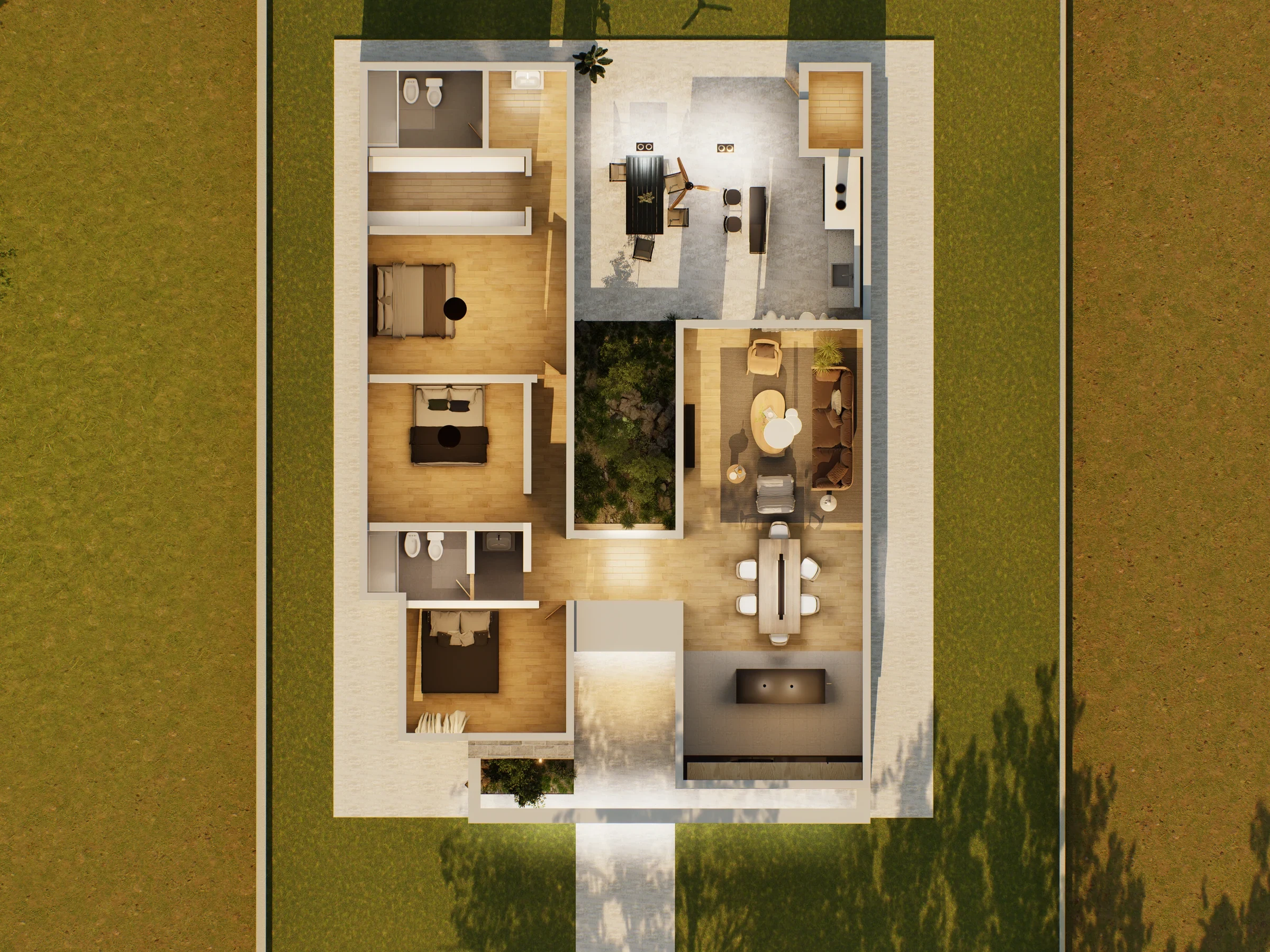 Modelo Austin — vista 3