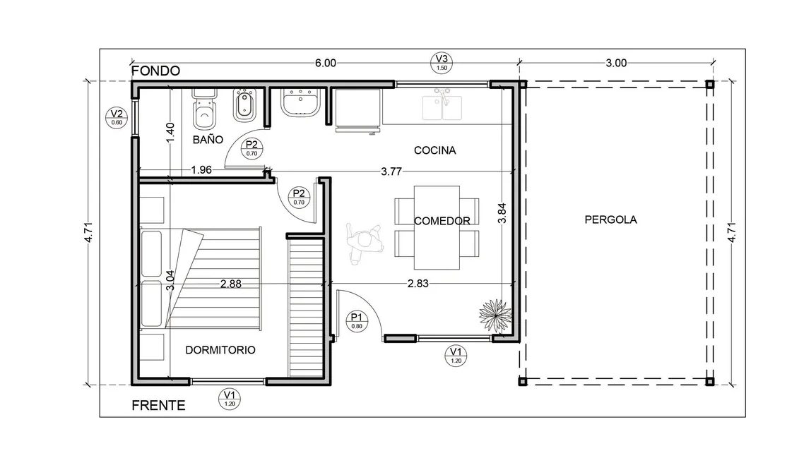 Planta del modelo Alaska