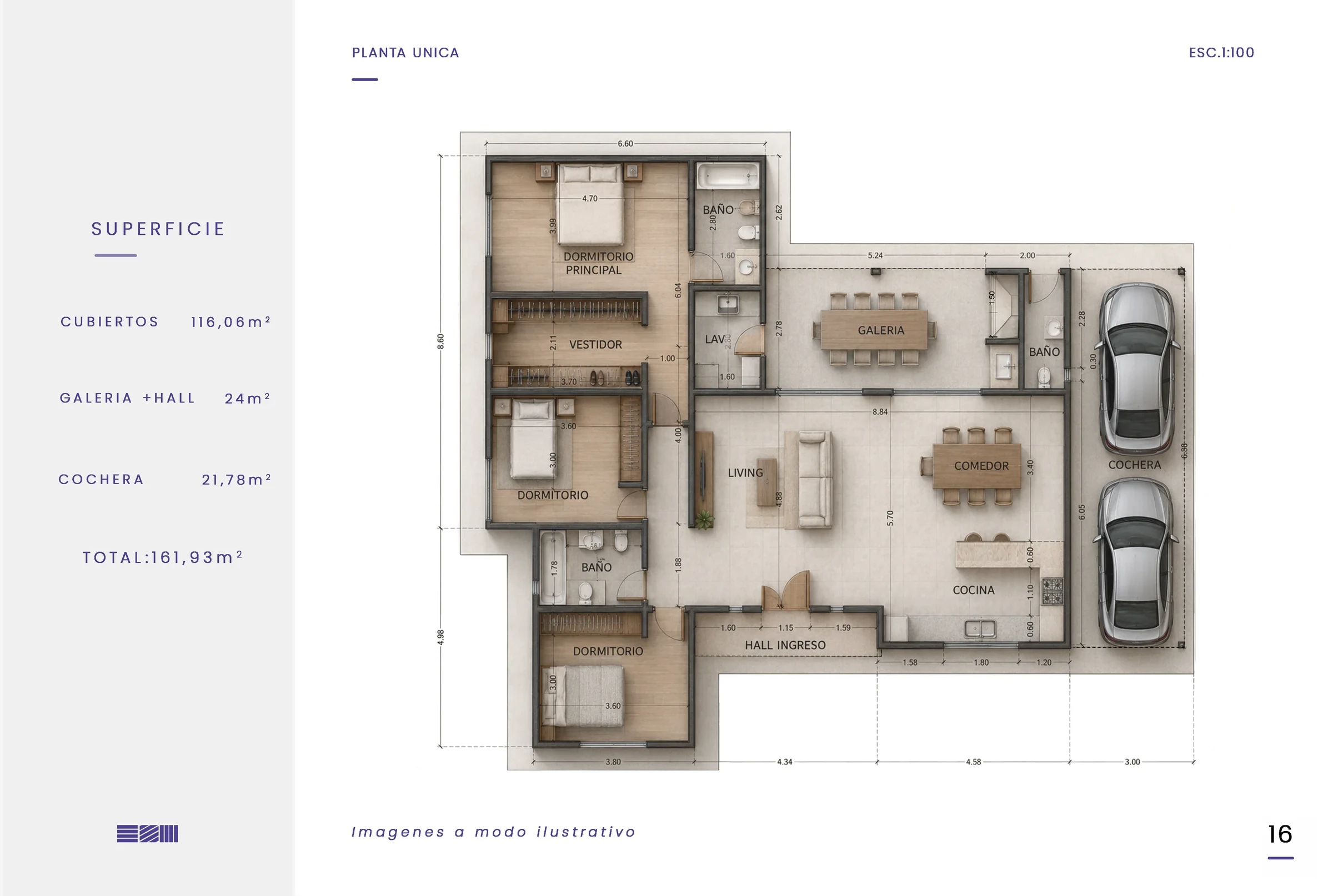 Planta del modelo Richmond
