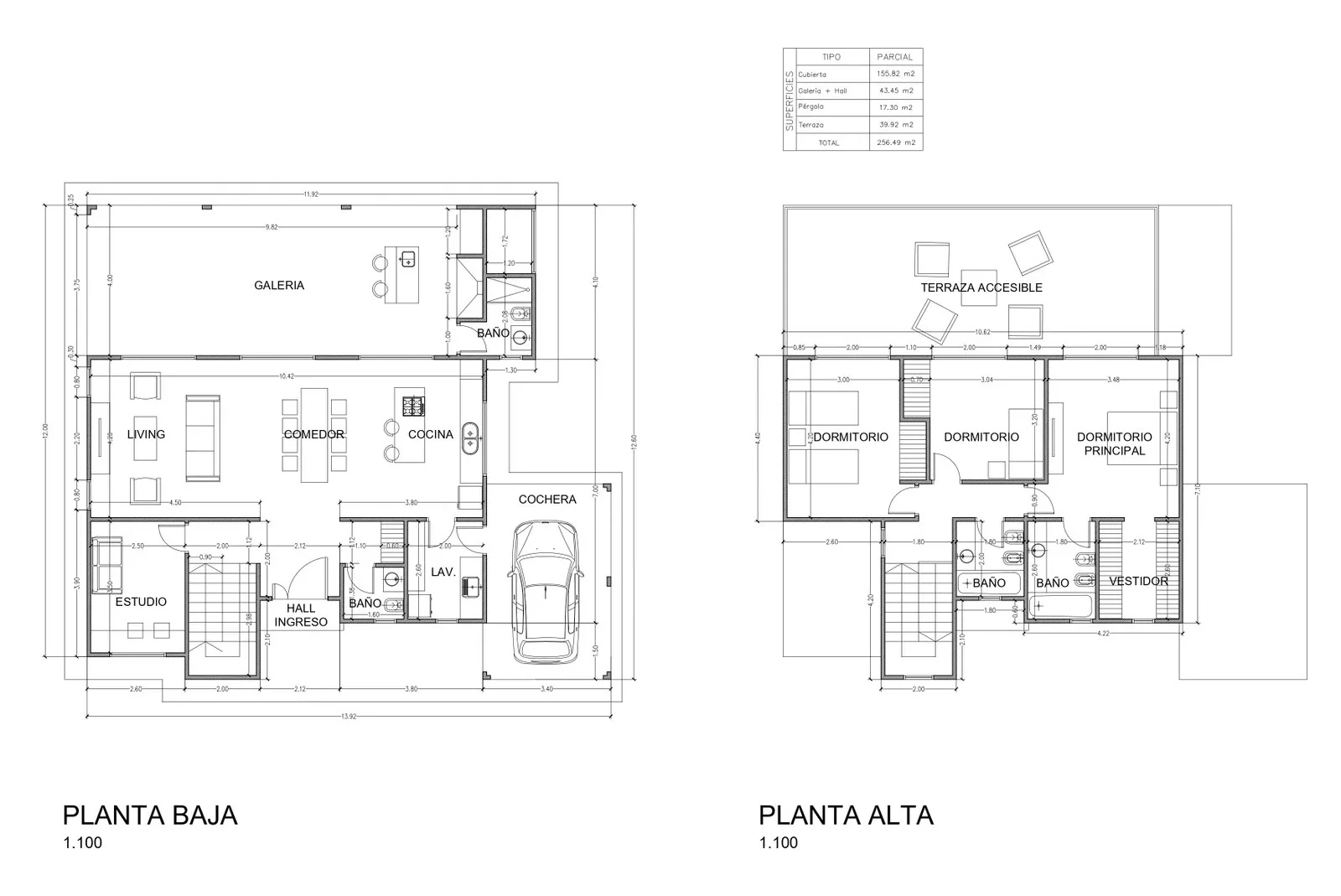 Planta del modelo Míchigan