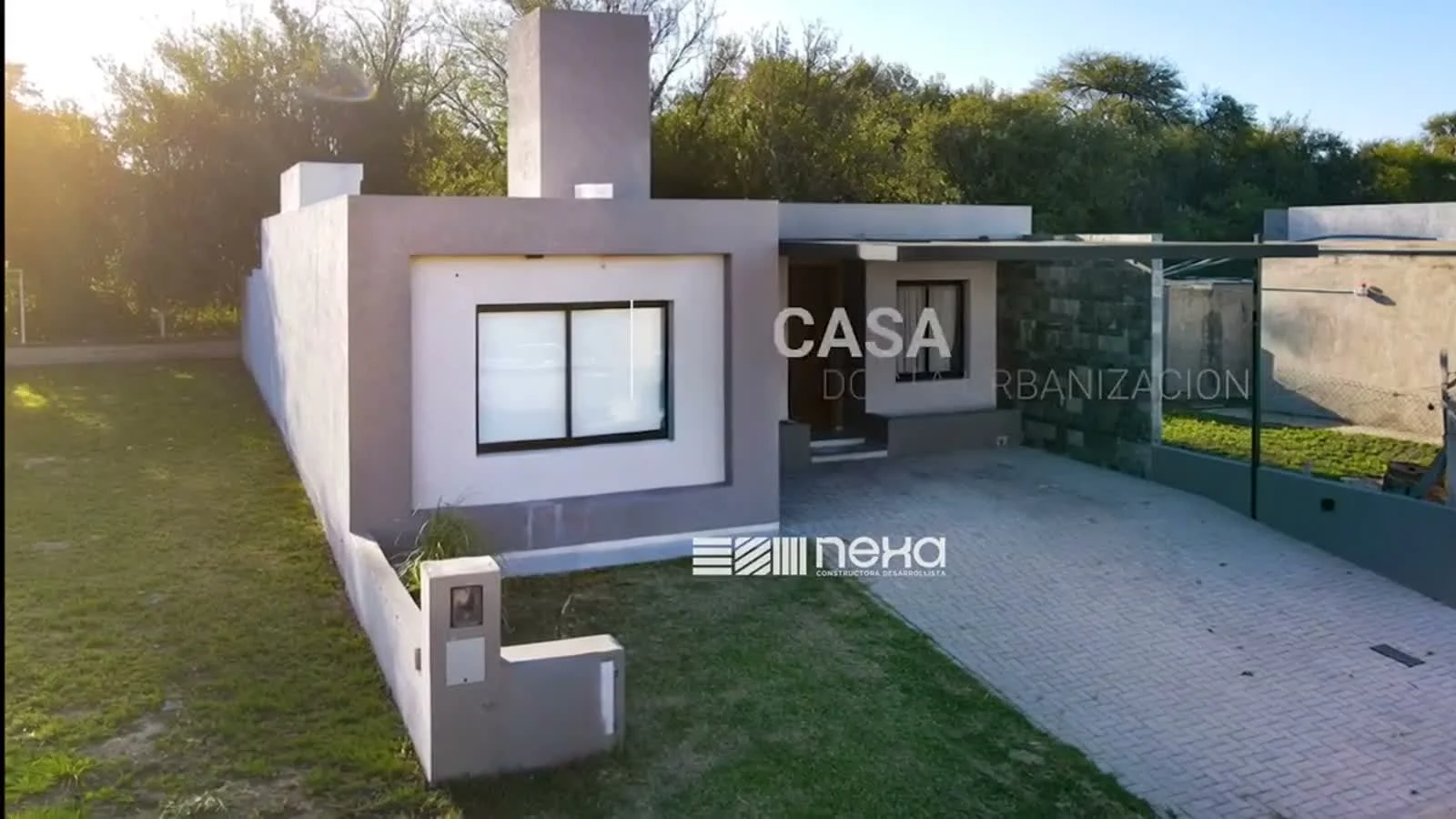 Casa de exposición de Nexa en el predio de Villa Esquiú